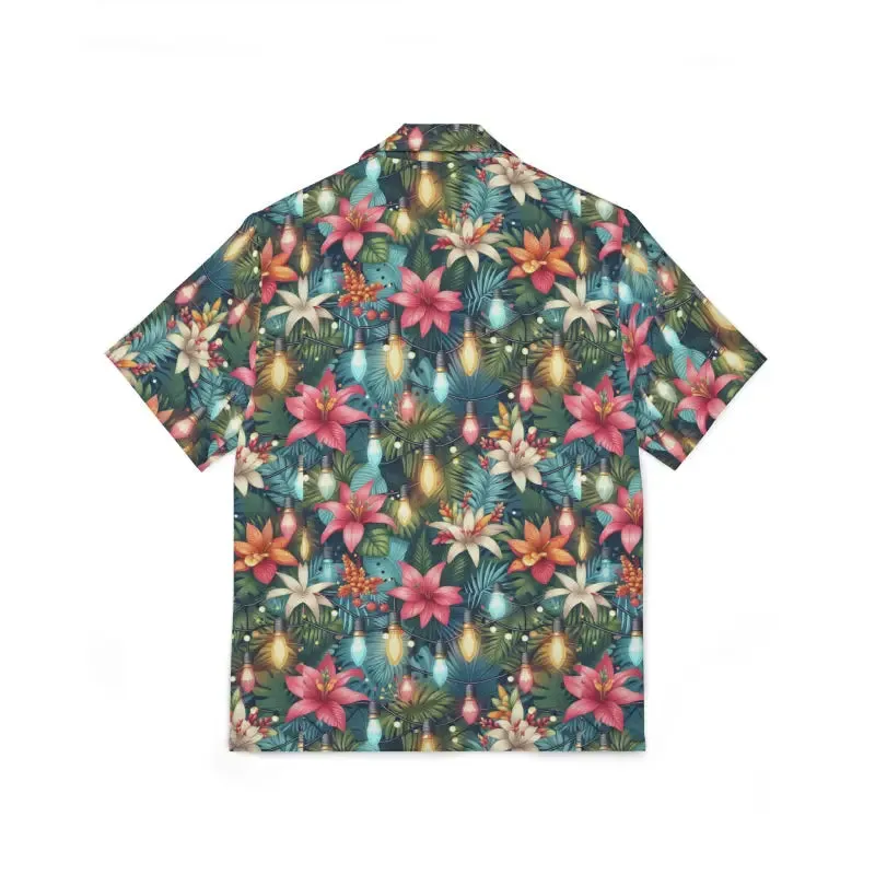 Festive Hawaiian Camp Shirt Holiday Vibes