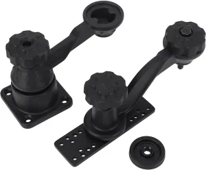Fish finder mount - Plotter Swing Arm Mount, 11.4 Inch Horizontal Mounts Fishfinder Bracket,360° Rotational Plotter Swing Arm Mount for Fishfinder GPS Dvice