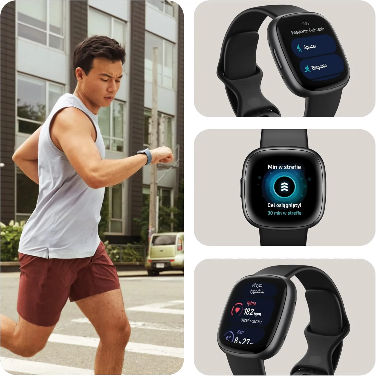 Fitbit Versa 4 Health & Fitness Smartwatch with GPS, 24/7 Heart Rate, Sleep Tracking, Workout Modes, Built-in Alexa, Water Resistant, 6  Day Battery Life - Black