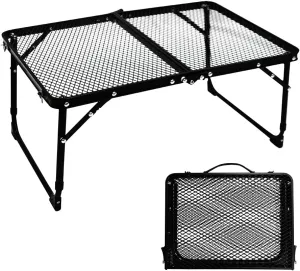 Foldable Camping Table - Small, Portable, Adjustable, Picnic & Beach Table