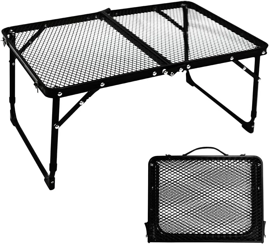 Foldable Camping Table - Small, Portable, Adjustable, Picnic & Beach Table