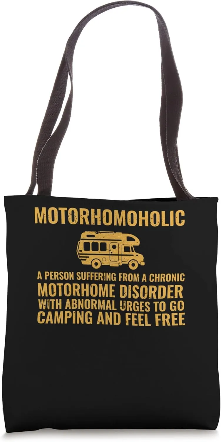 Funny A Person With Abnormal Urges To Go Camping Camper Tote Bag