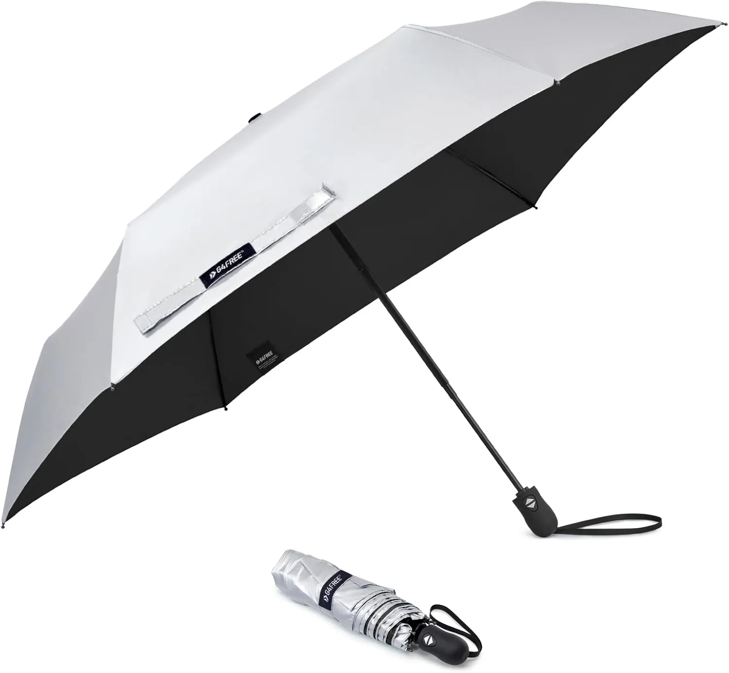 G4Free Travel Umbrella Ultralight UPF 50  UV Protection Compact Umbrella Super Slim Small Mini Automatic Open and Close