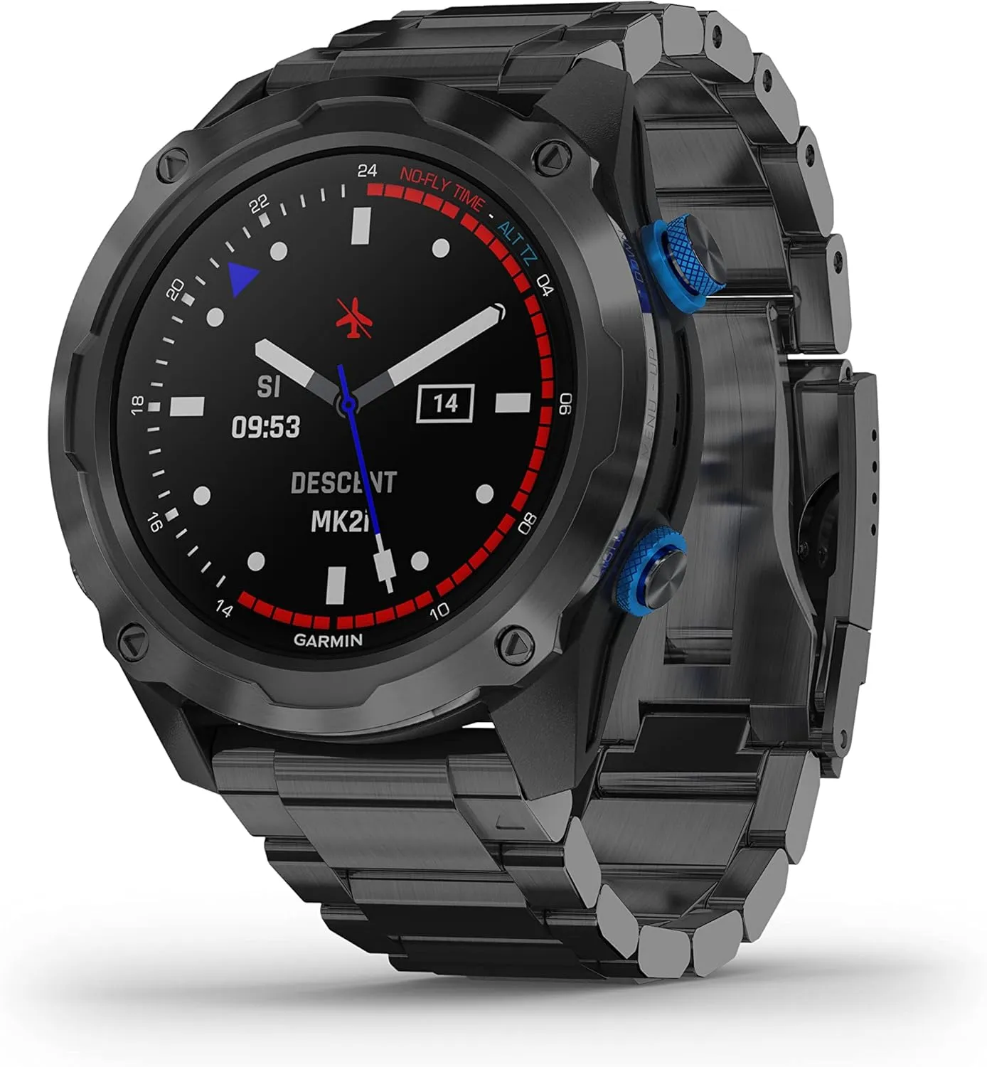 Garmin Descent Mk2i/Descent T1 Bundle, Smaller-Sized Watch-Style Dive Computer with Air Integration, Multisport Training/Smart Features, Titanium Gray. (010-02132-02)