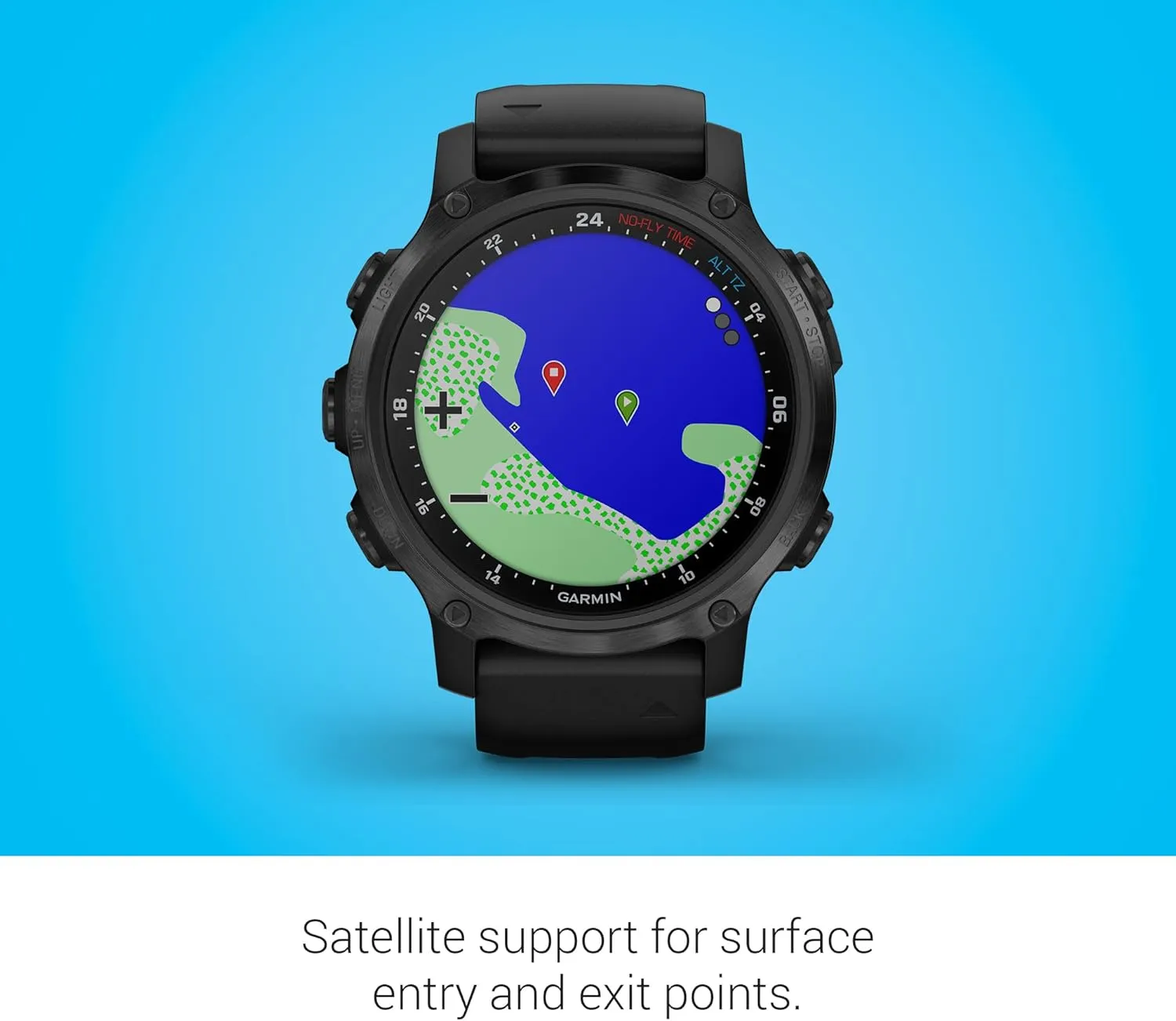 Garmin Descent Mk2S, Smaller-Sized Watch-Style Dive Computer, Multisport Training/Smart Features, Gray with Black Silicone Band, (010-02403-03)