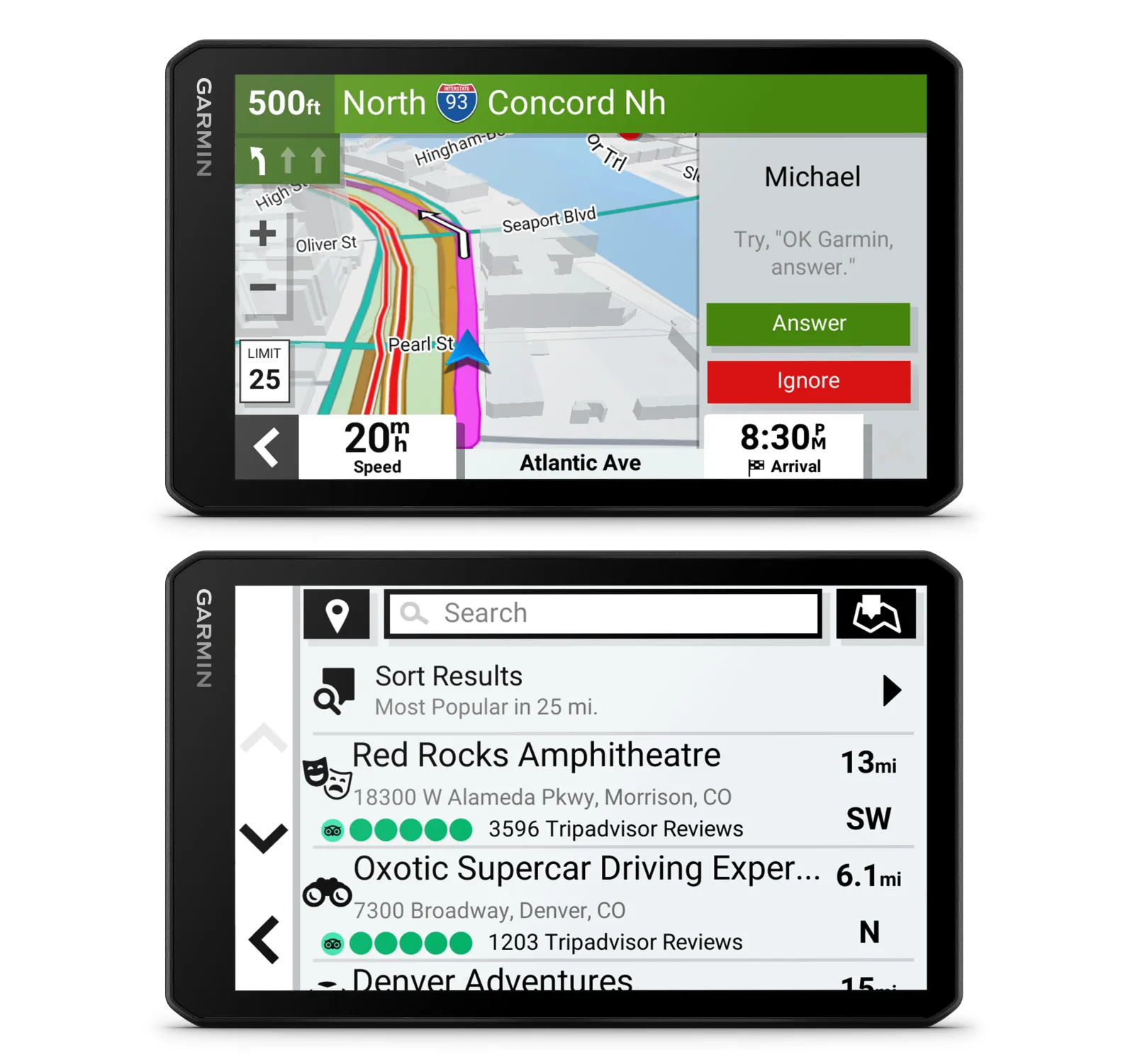 Garmin DriveCam 76, Large, Easy-to-Read 7” GPS car Navigator, Built-in Dash Cam, High-Resolution Birdseye Satellite Imagery