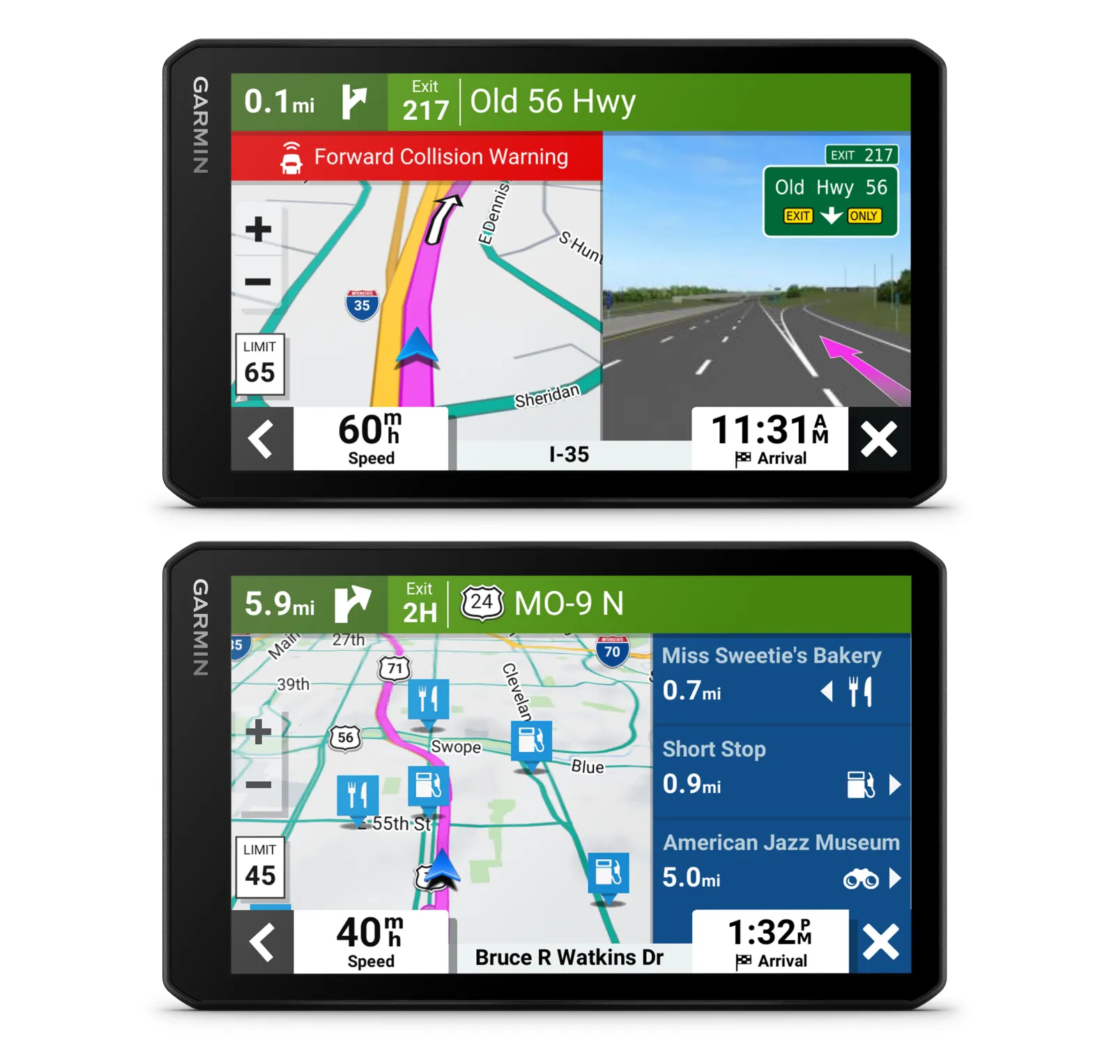 Garmin DriveCam 76, Large, Easy-to-Read 7” GPS car Navigator, Built-in Dash Cam, High-Resolution Birdseye Satellite Imagery