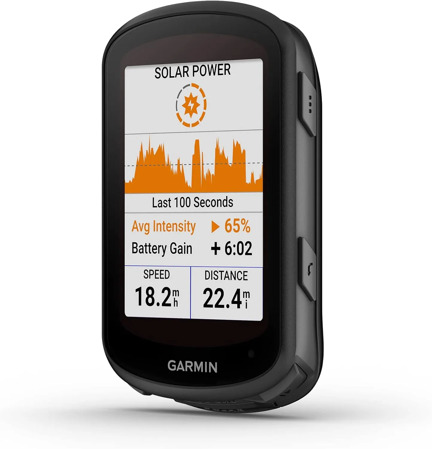 Garmin Edge 540 Solar, Solar-Charging GPS Cycling Computer with Button Controls, Targeted Adaptive Coaching, Advanced Navigation and More