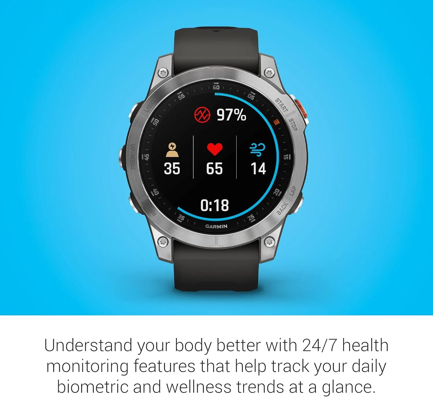 Garmin epix Gen 2, Premium active smartwatch, touchscreen AMOLED display, Adventure Watch with Advanced Features, Slate Steel