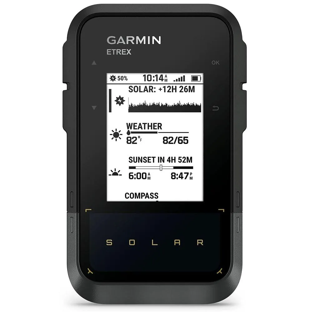 Garmin eTrex Solar Powered GPS Handheld Navigator   2 Year Warranty & Bracelet