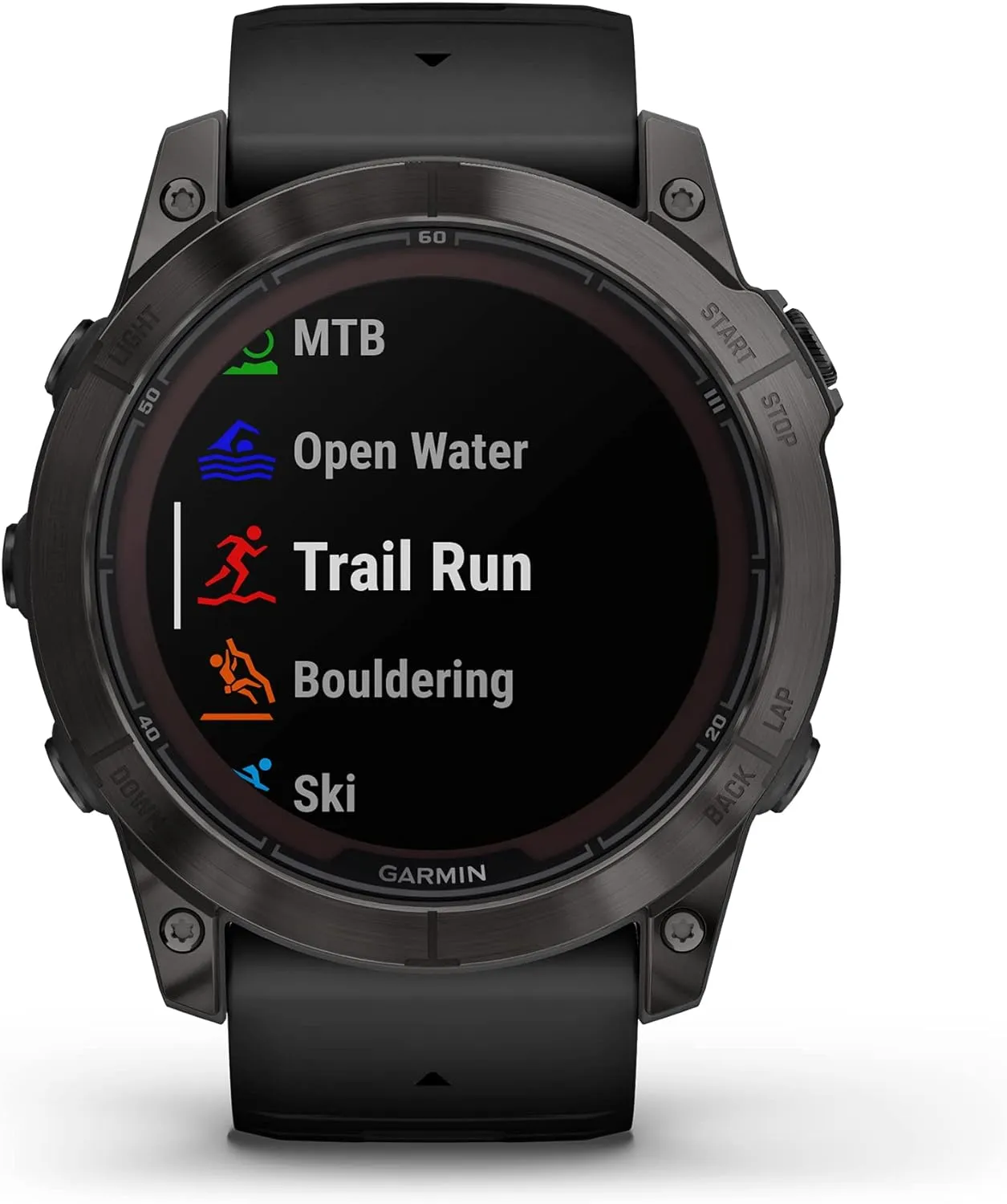 Garmin fēnix 7X Pro Sapphire Solar, Multisport GPS Smartwatch, Built-in Flashlight, Solar Charging Capability, 010-02778-10, Black