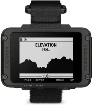 Garmin Foretrex 801, Wrist-Mounted GPS Navigation with Strap, Upgraded Multi-Band GNSS, Longer Battery Life