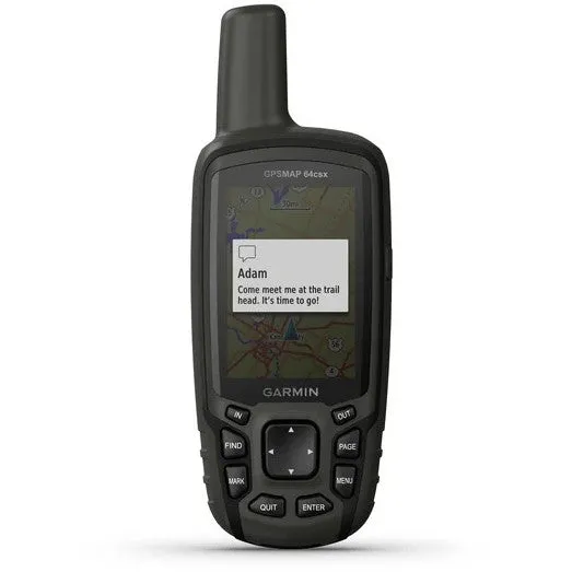 Garmin GPSMAP® 64csx Handheld GPS with Navigation Sensors and Camera