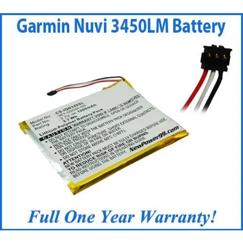 Garmin Nuvi 3450LM Battery Replacement Kit with Tools, Video Instructions, Extended Life Battery and Full One Year Warranty
