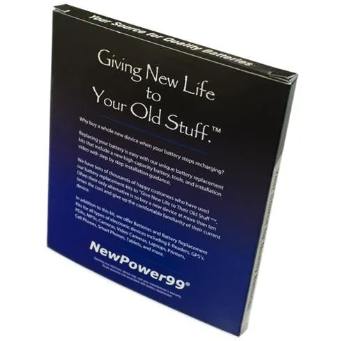 Garmin Nuvi 44 Battery Replacement Kit with Tools, Video Instructions, Extended Life Battery and Full One Year Warranty