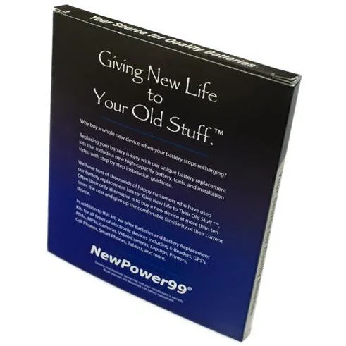 Garmin Nuvi 755 Battery Replacement Kit with Tools, Video Instructions, Extended Life Battery and Full One Year Warranty