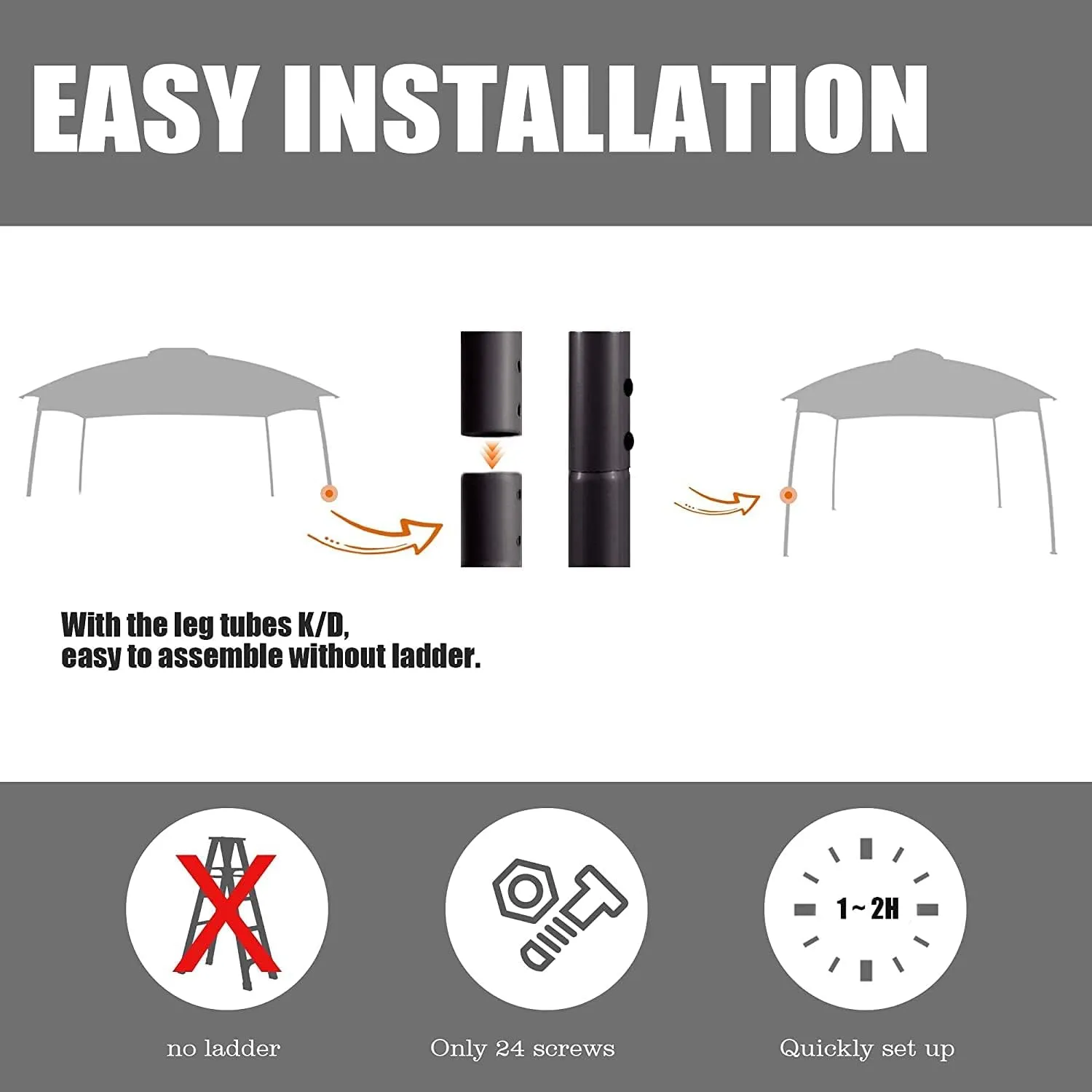 Gazebo for Patio, FAB BASED 10x12 Gazebo, Double Vent Canopy Gazebos, Outdoor Gazebos with Privacy Netting, Easy Setup Patio Pavilion with Steel Frame Strong Legs for Lawn, Backyard, and Deck(Khaki)