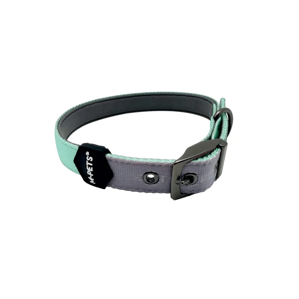 GENTLE DOG Padded Collar Green