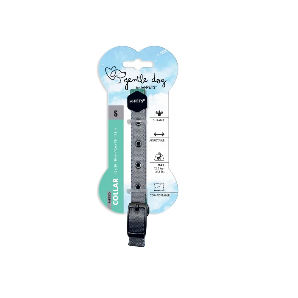 GENTLE DOG Padded Collar Green