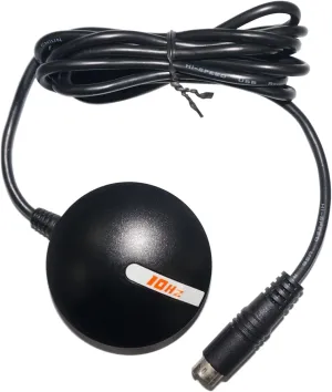 GlobalSat BR-355N-10Hz GPS Receiver (Black), Made in Taiwan