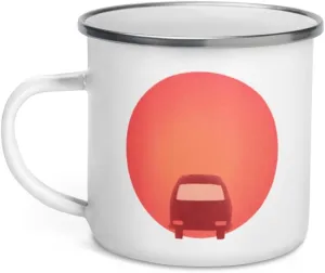 GoWesty MAK Sunset Bus 1970s Camper Van Inspired Enamel Camp Mug