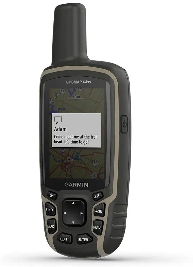 GPSMAP 64sx, Handheld GPS with Altimeter and Compass, Preloaded with TopoActive Maps