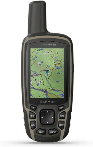 GPSMAP 64sx, Handheld GPS with Altimeter and Compass, Preloaded with TopoActive Maps