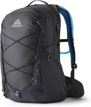 Gregory Swift 22L H2O Women's Day Hiking Backpack, Breathable Foam Backpanel, 2L Water Reservoir Included, Xeno Black