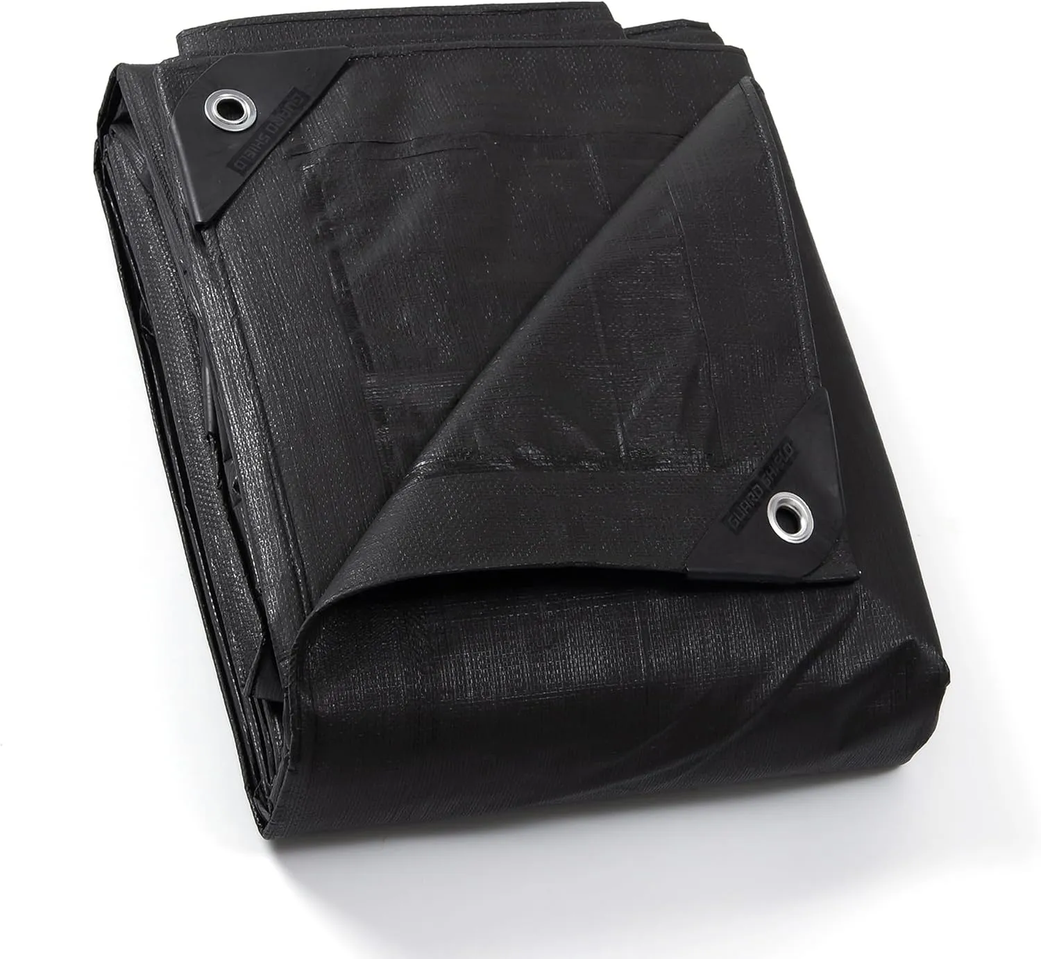 GUARD SHIELD Tarp Waterproof Heavy Duty Matte Black Tarp 16x20 Feet Large UV Resistant Tarps Cover Outdoor 11mil