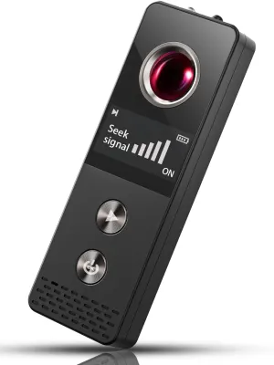 Hidden Camera Detector & Bug Detector - Hidden Devices Detector for Hidden Camera, GPS Tracker, Listening Device & Bug, Privacy Protection Tool for Hotel, Office, Airbnb, Bathroom (Medium)