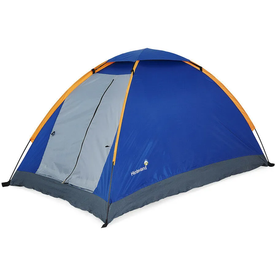Hinterland 2 Person Dome Tent/Easy to Erect/Waterproof PE Floor/Much Ventilation