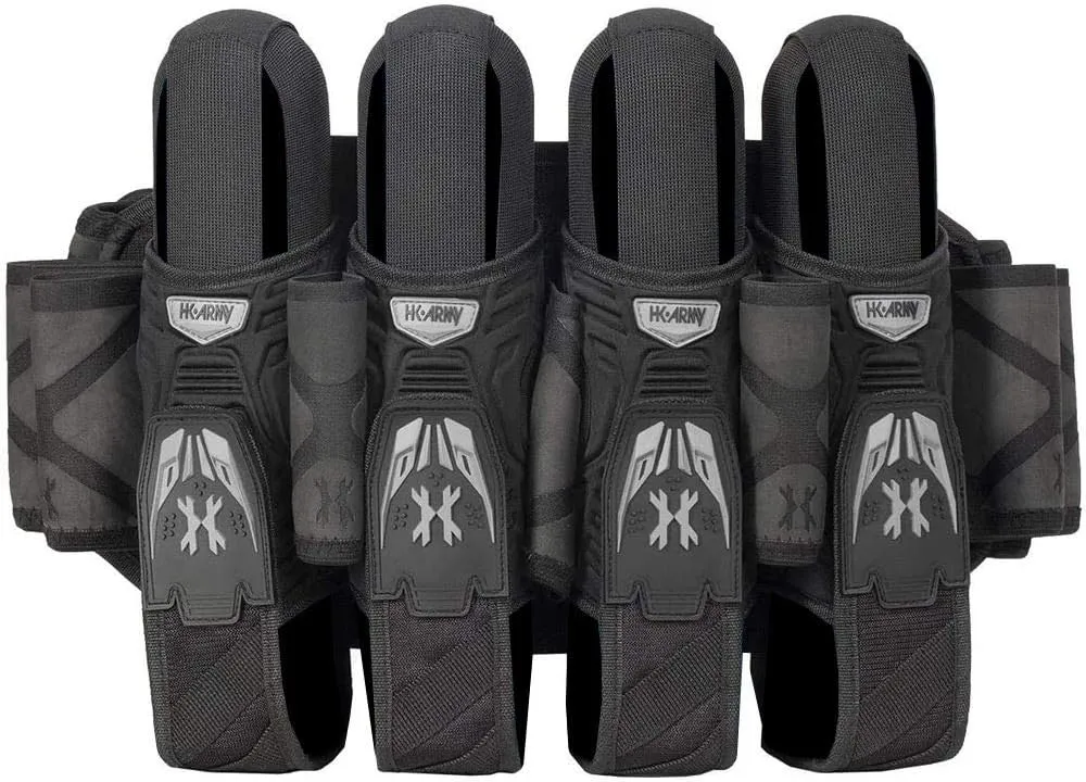 HK Army Magtek Paintball Harness Pod Pack 4 3 - Black/Grey