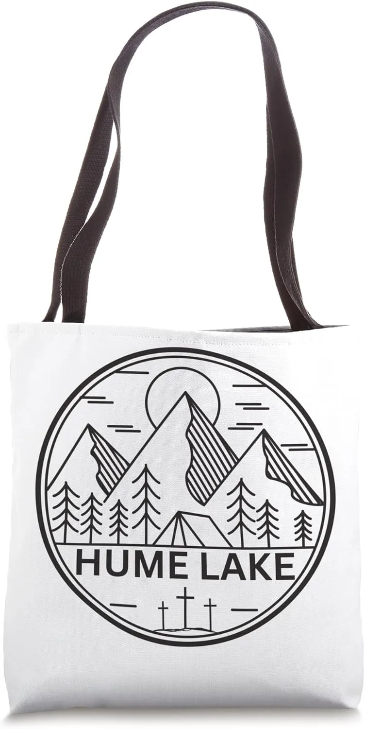Hume Lake Design Camp Kings Canyon National Park Tote Bag