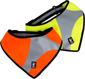Hurtta Dazzle Safety Scarf, Yellow, Small/Medium
