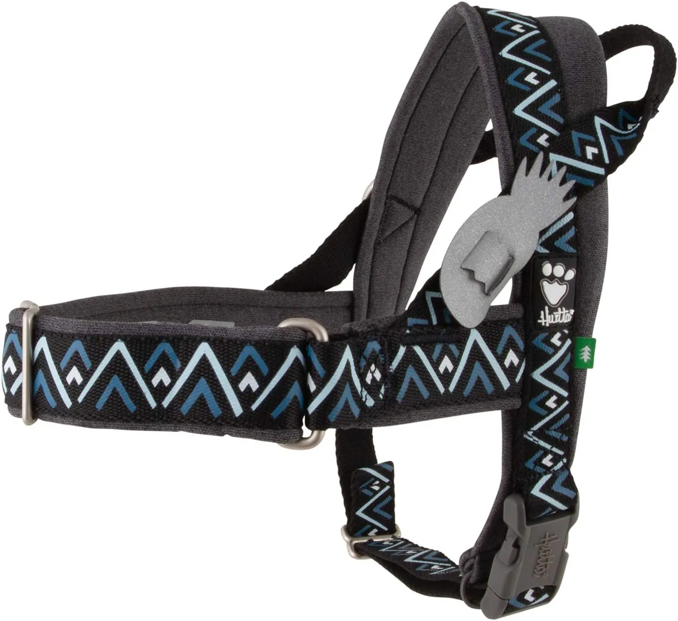 Hurtta Razzle-Dazzle H-Harness, BlackBerry, 32-40 in