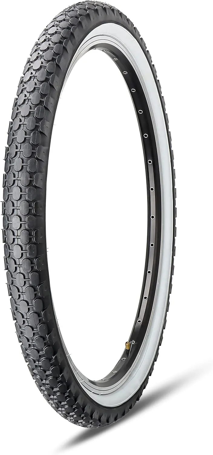 Hycline Bike Tire,24/26x2.125 Inch Folding Replacement Tire for Beach Cruiser Bicycle