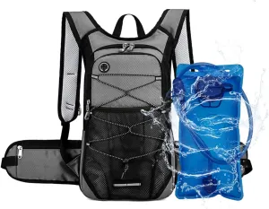 Hydration Backpack Hiking Backpack with Water Bladder Lightweight Insulation Hydration Pack Water Backpack for Hiking Cycling Running Festival Camping for Men Women
