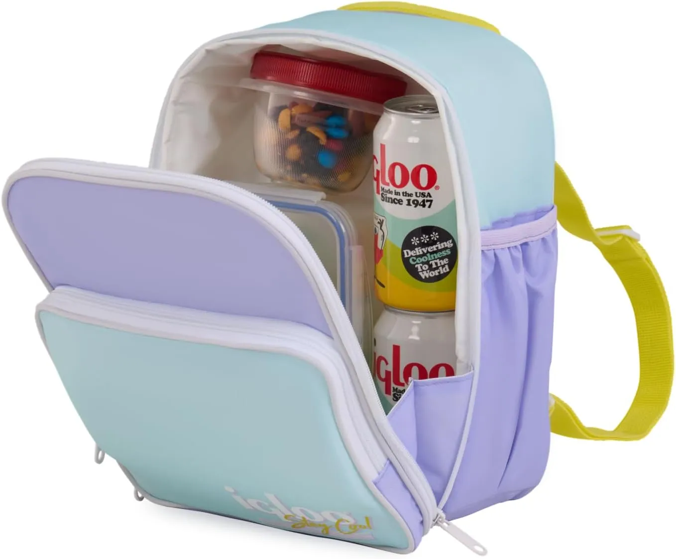 Igloo Retro Mini Convertible Backpack Cooler, Crossbody Bag with Hydration Pocket