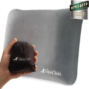 Inflatable Camping Pillow - Hiking Pillow Ultralight - Backpacking Pillow Lightweight - Camp Pillow Compressible - Blow Up Camping Pillow