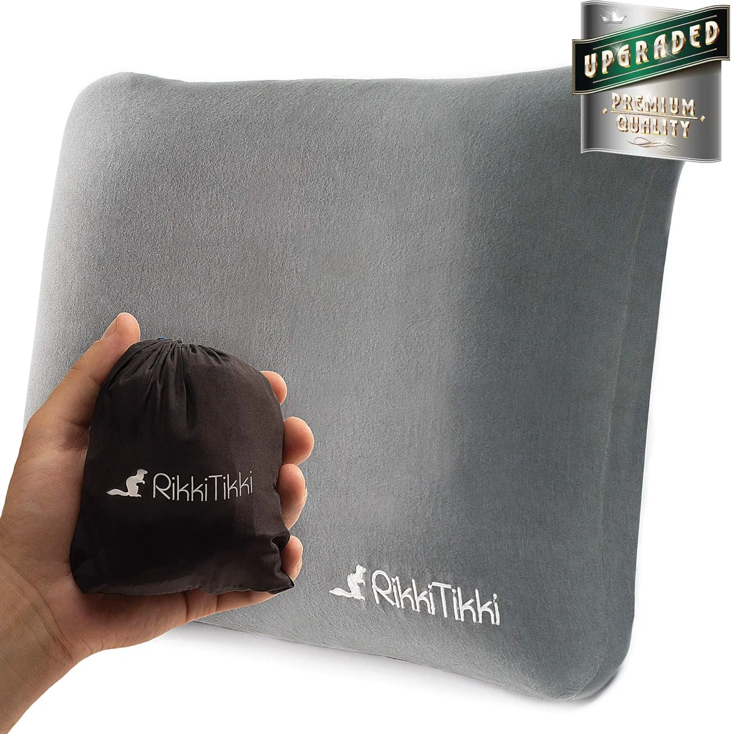 Inflatable Camping Pillow - Hiking Pillow Ultralight - Backpacking Pillow Lightweight - Camp Pillow Compressible - Blow Up Camping Pillow