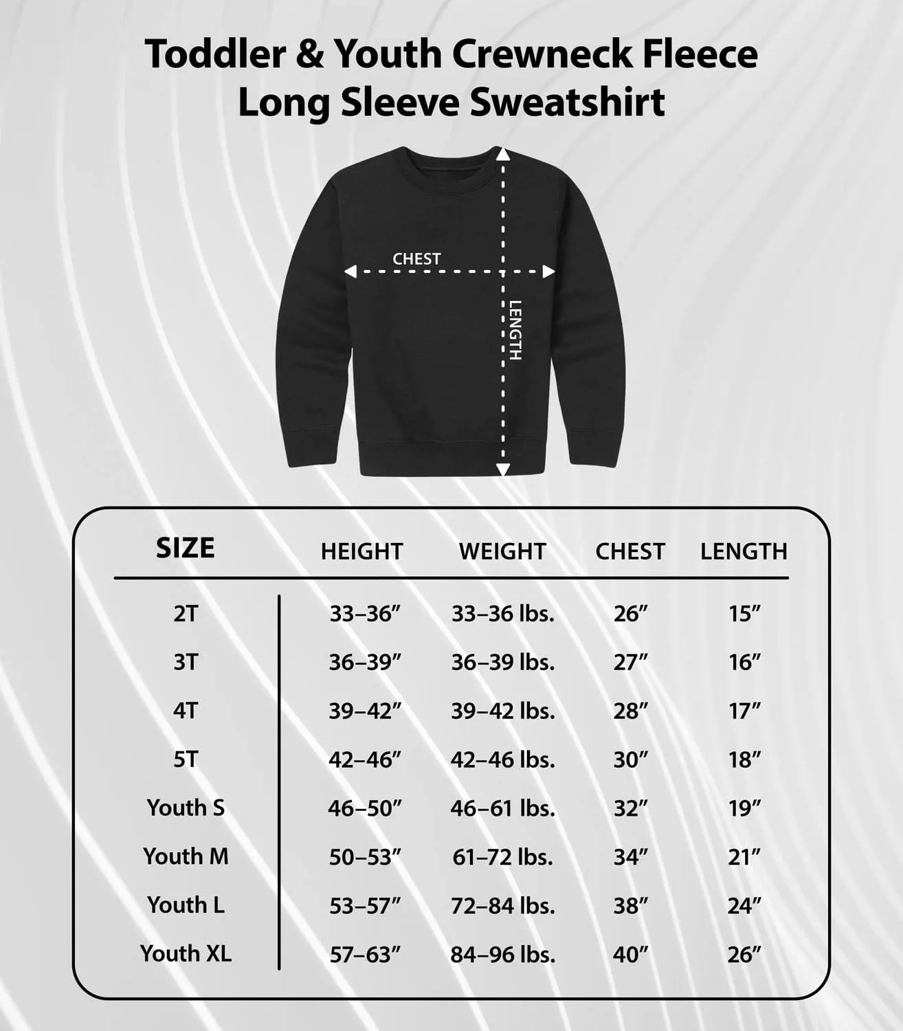 Instant Message - Camp Lovin - Toddler & Youth Crewneck Fleece Sweatshirt