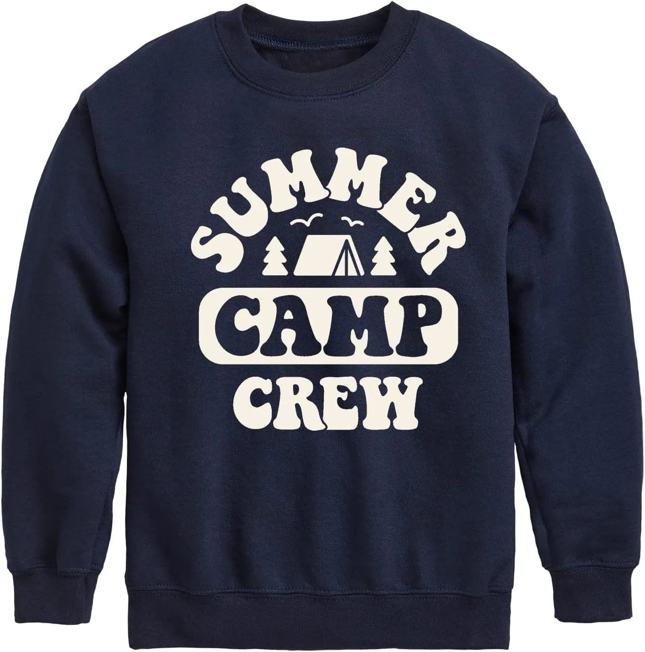 Instant Message - Summer Camp Crew - Toddler & Youth Crewneck Fleece Sweatshirt
