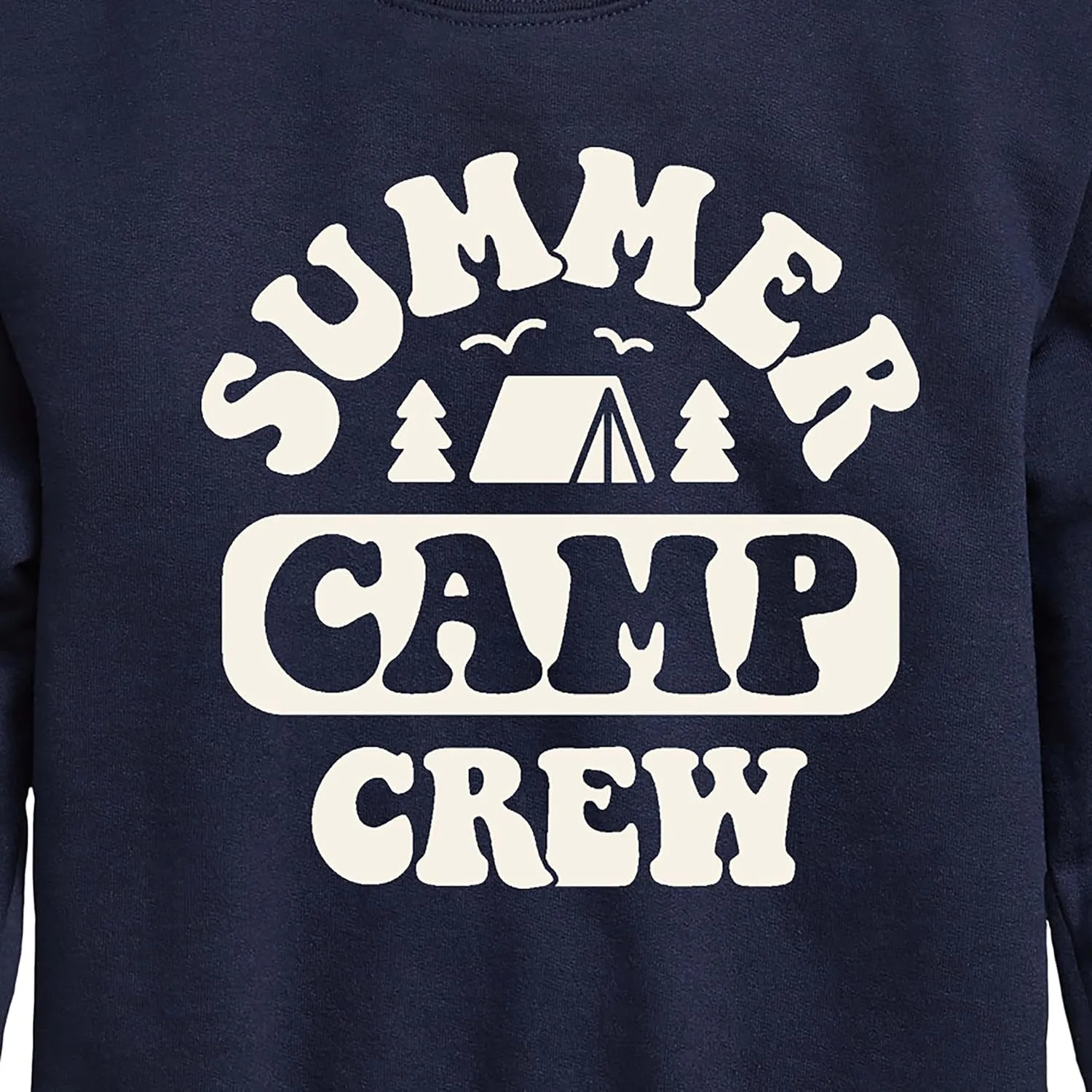 Instant Message - Summer Camp Crew - Toddler & Youth Crewneck Fleece Sweatshirt
