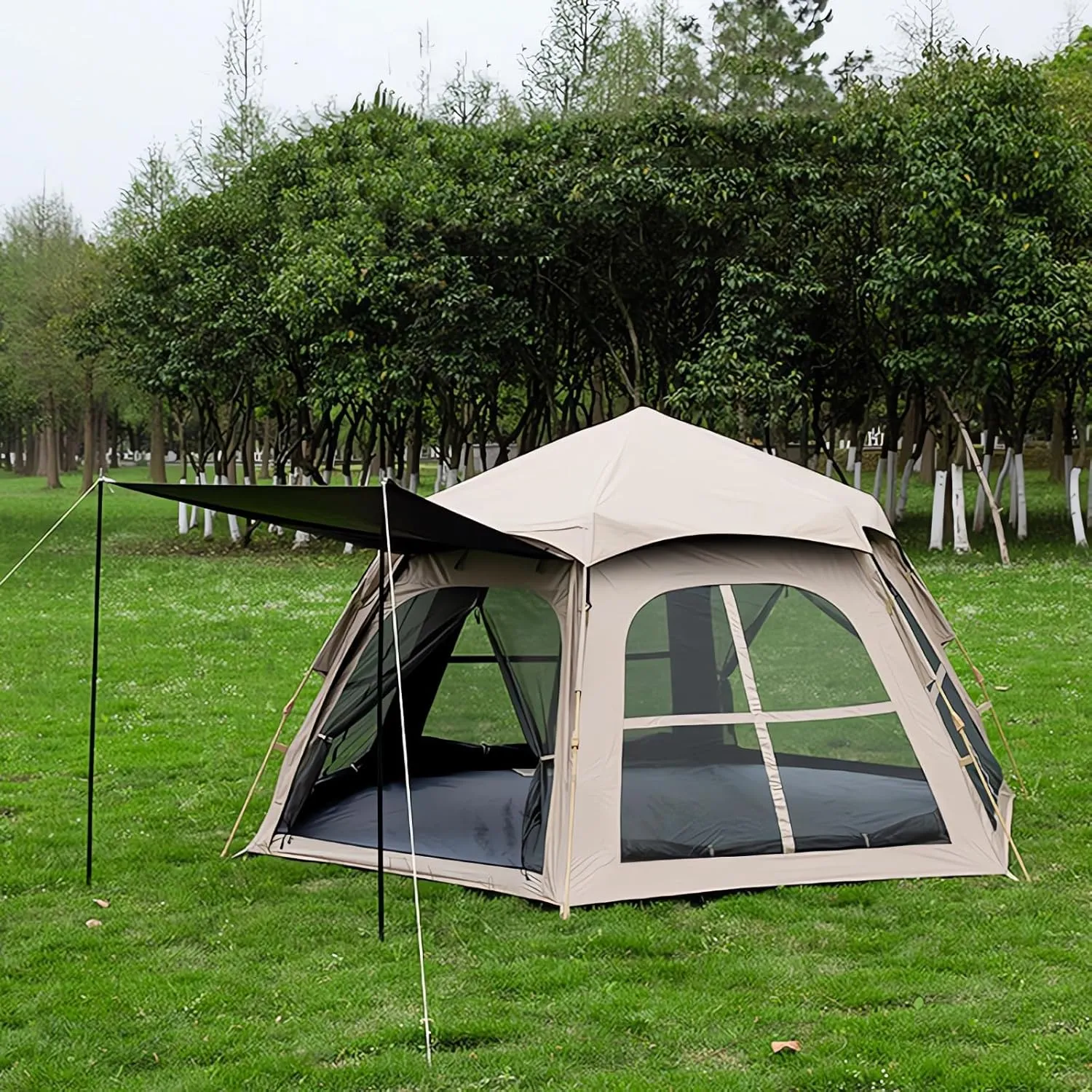 Instant Tents for Camping Pop Up Tent Camping Tent with Screen Porch Family Tents for Camping 3 Person Tent Camping House