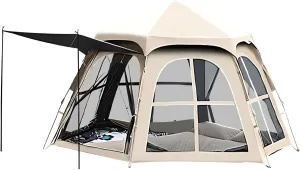 Instant Tents for Camping Pop Up Tent Camping Tent with Screen Porch Family Tents for Camping 3 Person Tent Camping House