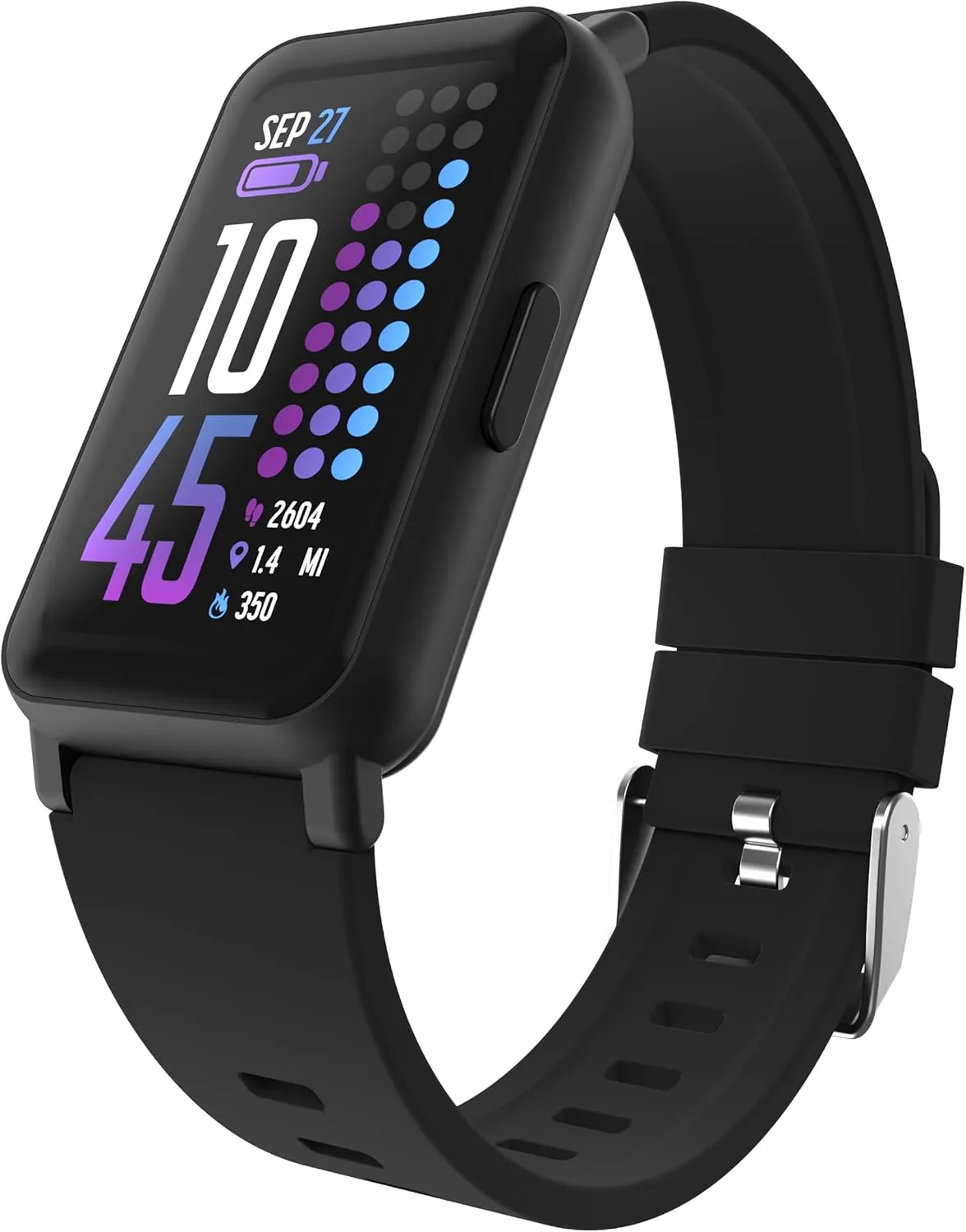 iTouch Smart Watch Fitness Tracker - 1.47" Touch Screen, IP68 Water Resistant, Heart Rate Monitor, Activity Tracker, GPS, 96 Sports Modes, 100  Watch Faces, Pedometer, Android & iOS (Renewed)