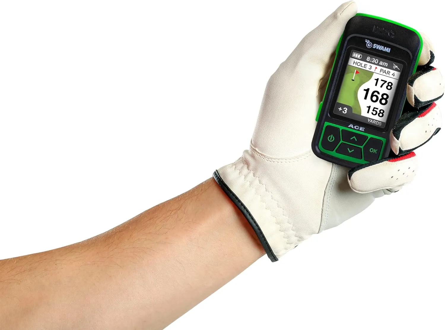 IZZO Golf Swami Ace Handheld Golf GPS Rangefinder