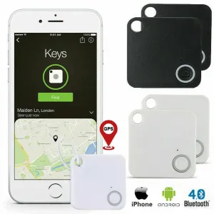 JahyShow Anti-Lost Tracker, GPS Pro Trackr, Wireless Bluetooth 4.0 Tracking,Wallet Keys Pet Finder (Pack of 4)