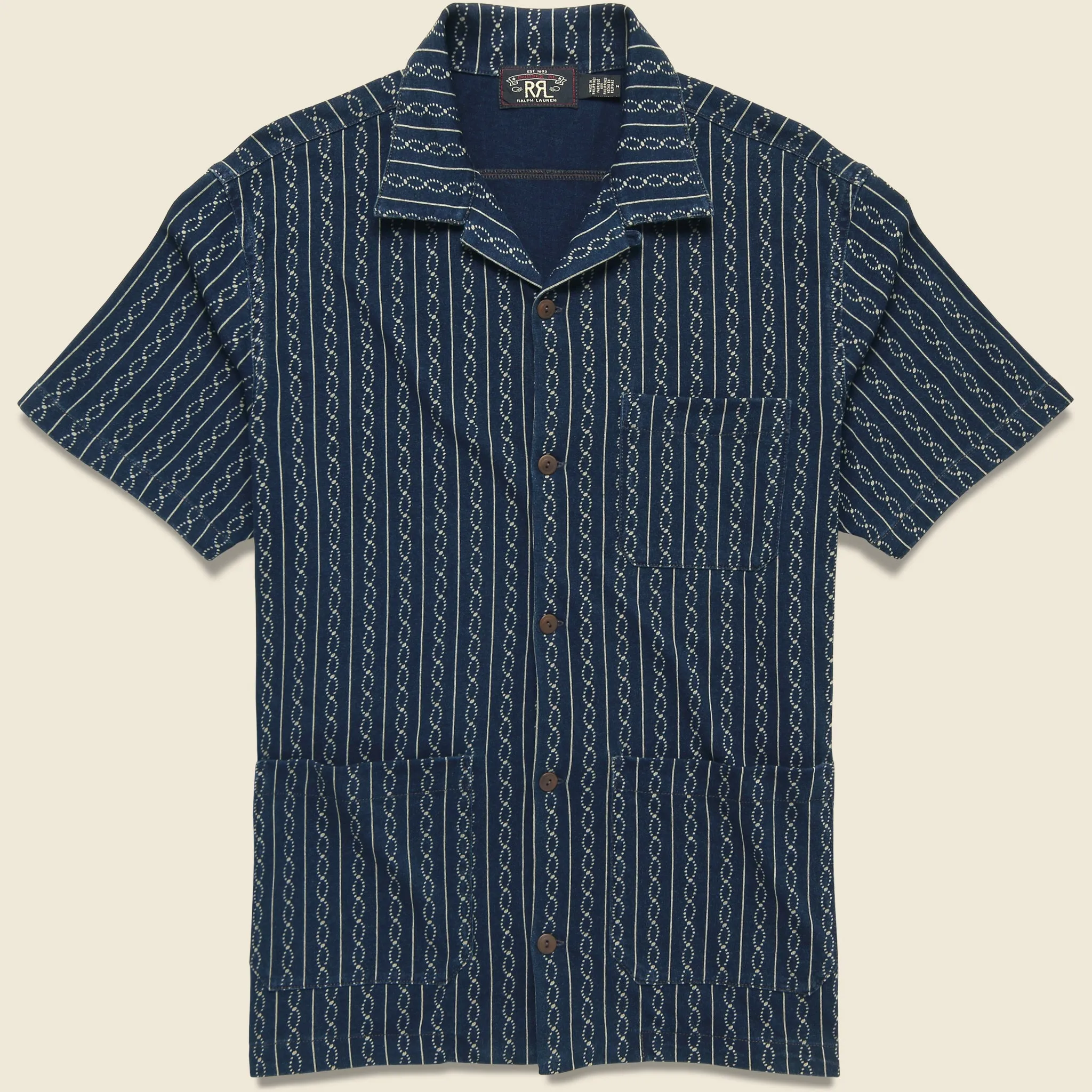 Jervis Camp Shirt - Indigo