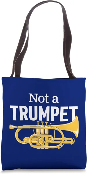 Joke or Cornet Player Humour for Brass Band A Funny Cornet Tote Bag